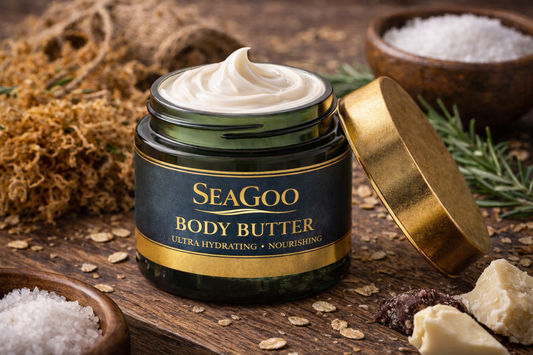 SeaGoo Irish Sea Moss Body Butter | Deep Nourishing Mineral Moisture (100g)